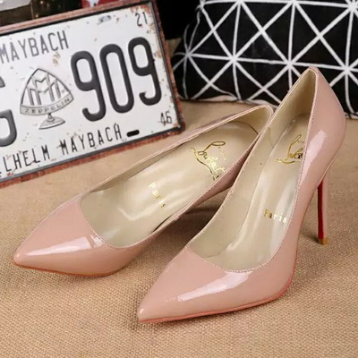 Christian Louboutin Shallow mouth stiletto heel Shoes Women--015